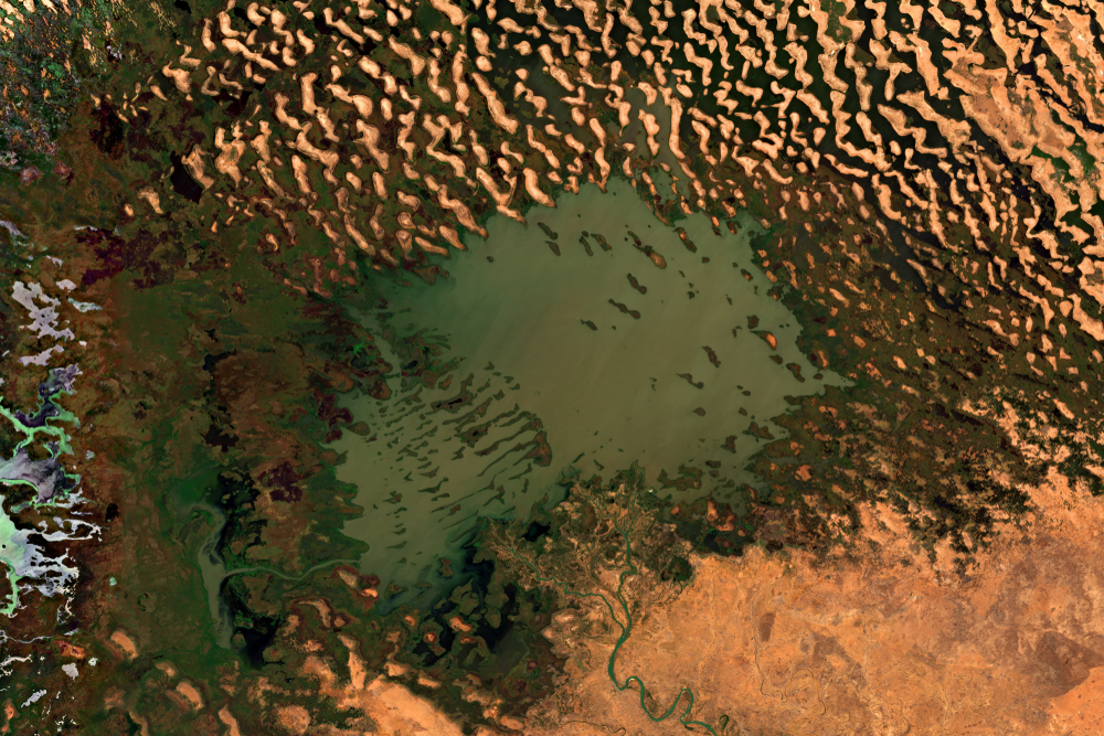  Lake Chad from space 